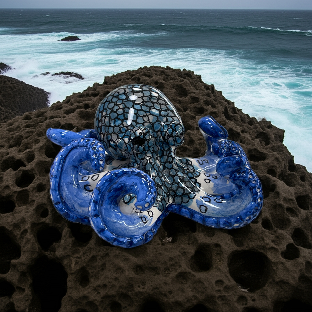 Polpo in ceramica - Misura XS