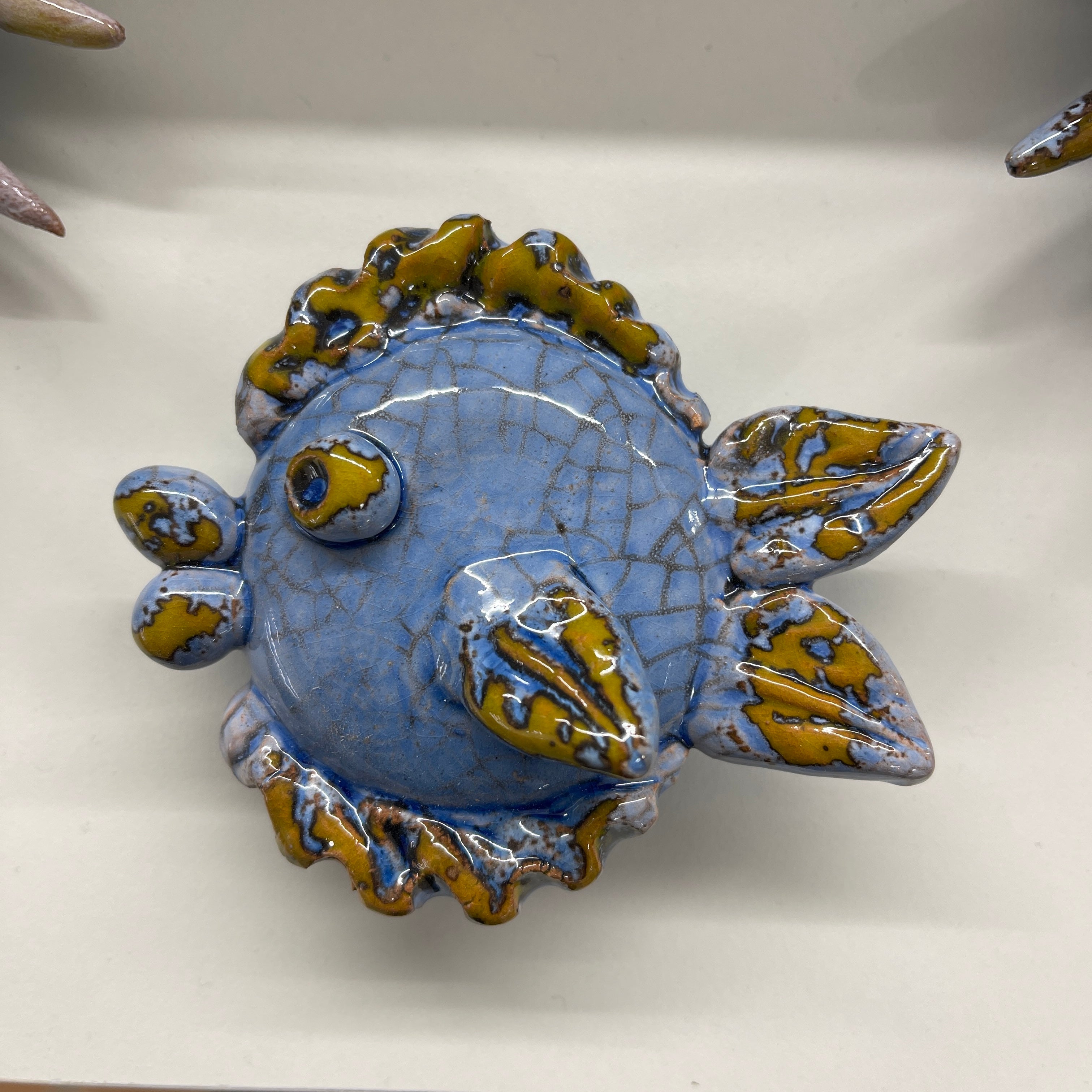 Pesce palla in ceramica - Misura 1 - III fuoco