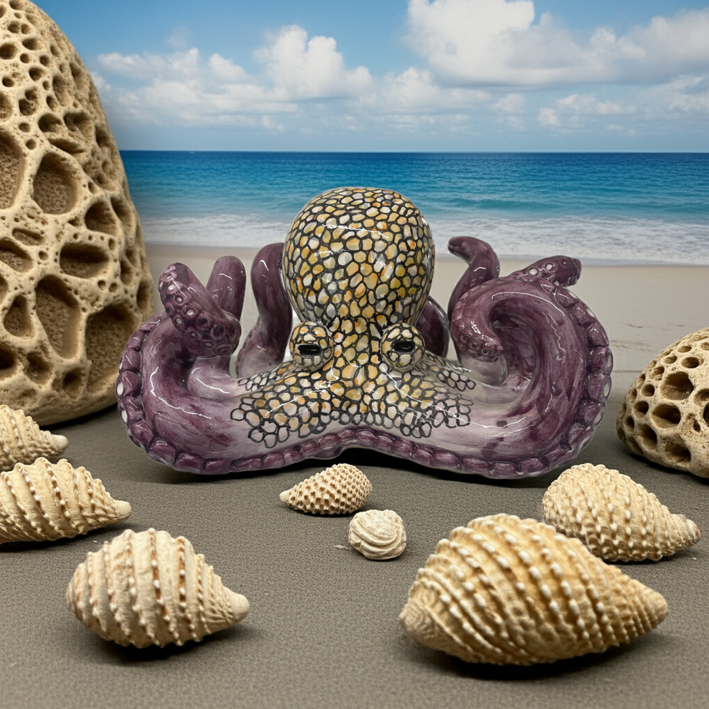 Polpo in ceramica - Misura XL